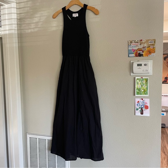 XiRENA Flynn Racerback Maxi Dress in Black Size XS - Picture 3 of 7
